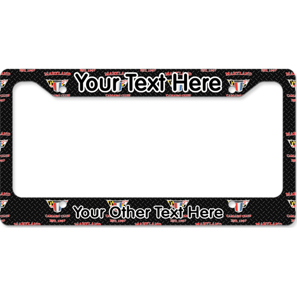 Maryland Camaro Club Logo2 License Plate Frame - Style B