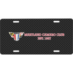 Maryland Camaro Club Logo2 Front License Plate