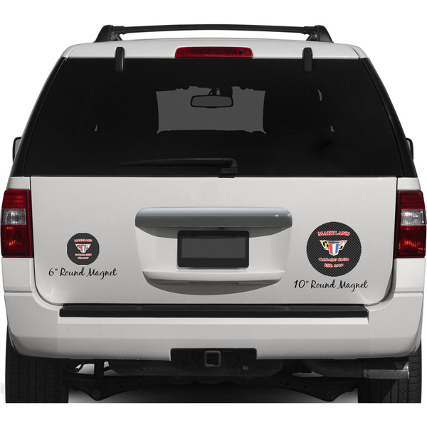Maryland Camaro Club Logo2 Personalized Car Magnets on Ford Explorer