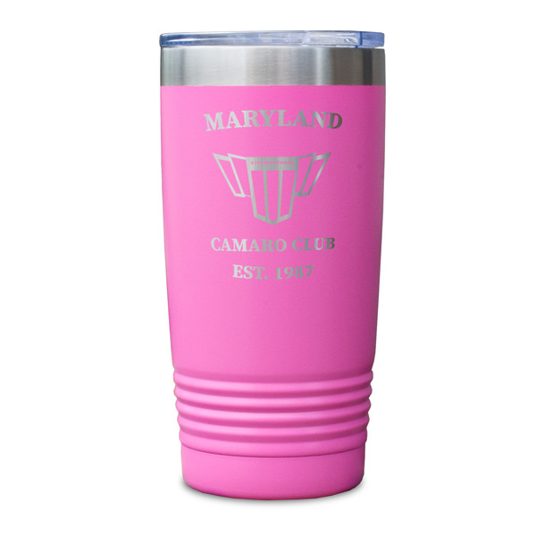 Maryland Camaro Club Logo2 Pink Polar Camel Tumbler - 20oz - Single Sided - Approval