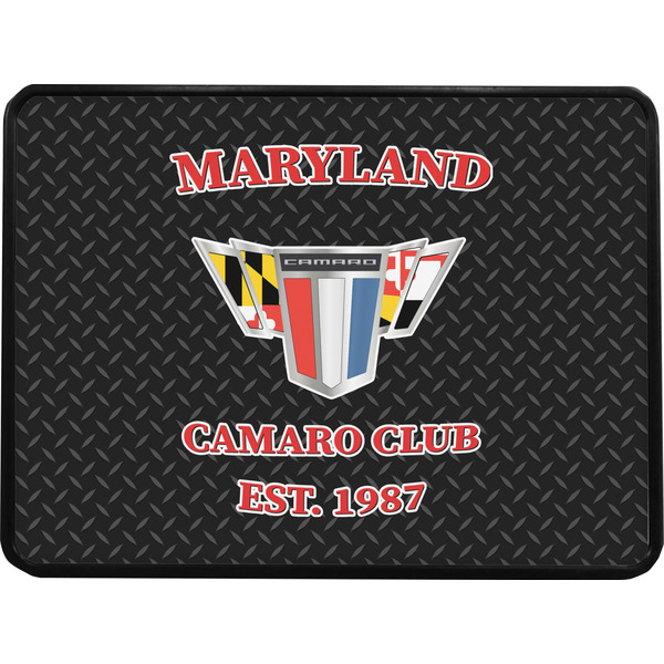 Maryland Camaro Club Logo2 Rectangular Car Hitch Cover w/ FRP Insert