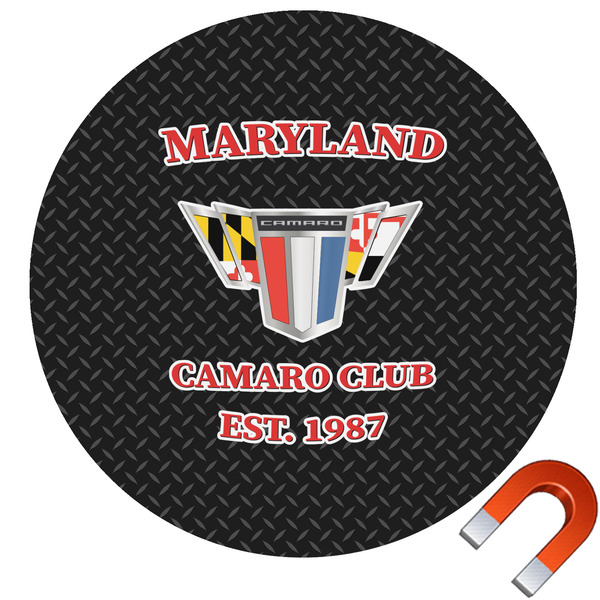 Custom Maryland Camaro Club Logo2 Car Magnet