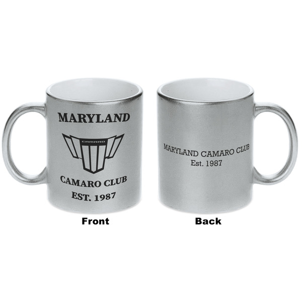 Maryland Camaro Club Logo2 Silver Mug - Approval