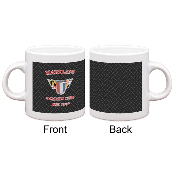 Maryland Camaro Club Logo2 Single Shot Espresso Cup - Single - Front & Back