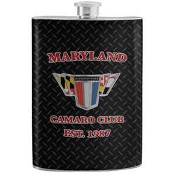 Maryland Camaro Club Logo2 Stainless Steel Flask