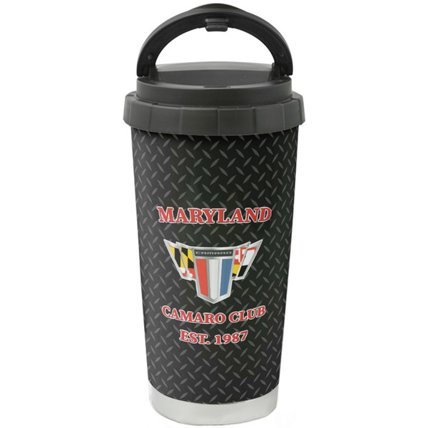 Custom Maryland Camaro Club Logo2 Stainless Steel Coffee Tumbler