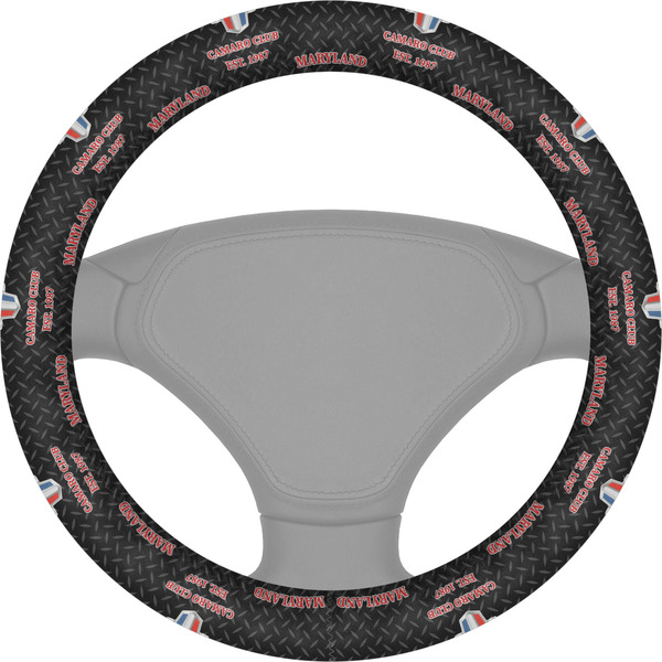 Custom Maryland Camaro Club Logo2 Steering Wheel Cover