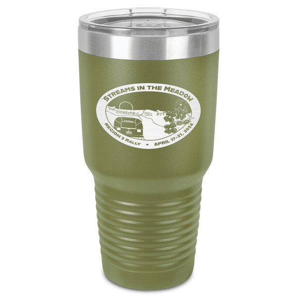 Region 3 - 2024 Rally 30 oz Stainless Steel Ringneck Tumbler - Olive - Front