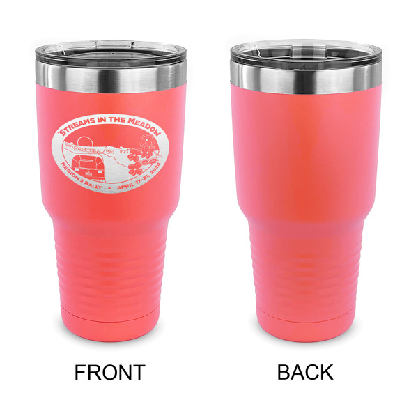 Region 3 - 2024 Rally 30 oz Stainless Steel Ringneck Tumblers - Coral - Single Sided - APPROVAL