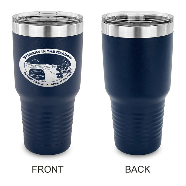 Region 3 - 2024 Rally 30 oz Stainless Steel Ringneck Tumblers - Navy - Single Sided - APPROVAL
