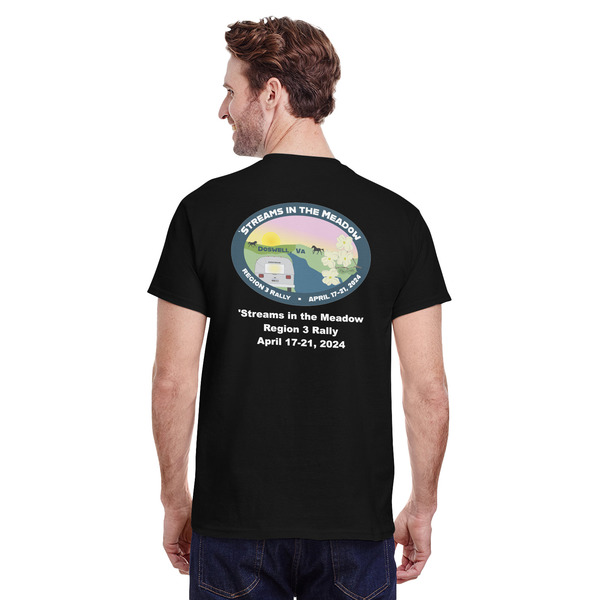 Region 3 - 2024 Rally Black Crew T-Shirt on Model - Back