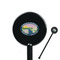 Region 3 - 2024 Rally 5.5" Round Plastic Stir Sticks - Black - Single-Sided