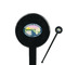 Region 3 - 2024 Rally 7" Round Plastic Stir Sticks - Black - Single-Sided