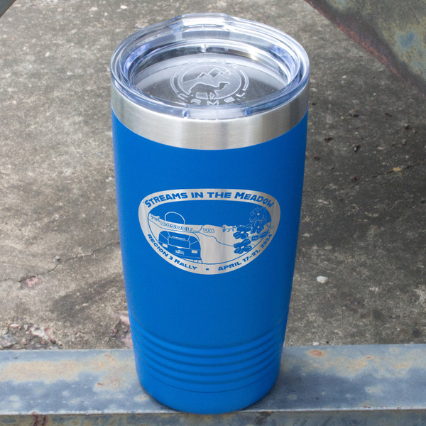 Region 3 - 2024 Rally Blue Polar Camel Tumbler - 20oz - Angled