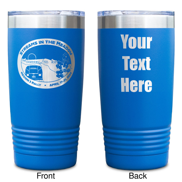 Region 3 - 2024 Rally Blue Polar Camel Tumbler - 20oz - Double Sided - Approval