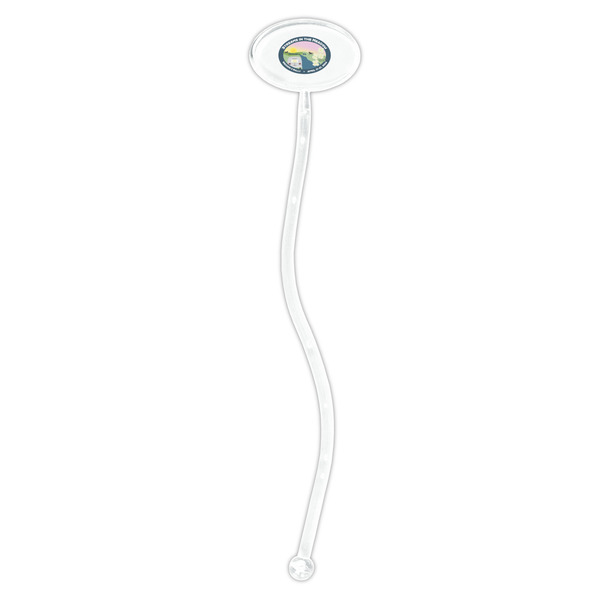 Region 3 - 2024 Rally Clear Plastic 7" Stir Stick - Oval - Single Stick