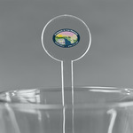 Region 3 - 2024 Rally 7" Round Plastic Stir Sticks - Clear