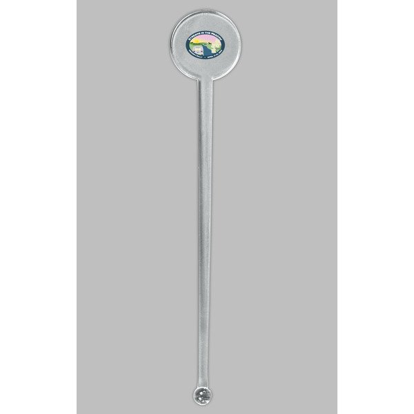 Region 3 - 2024 Rally Clear Plastic 7" Stir Stick - Round - Single Stick