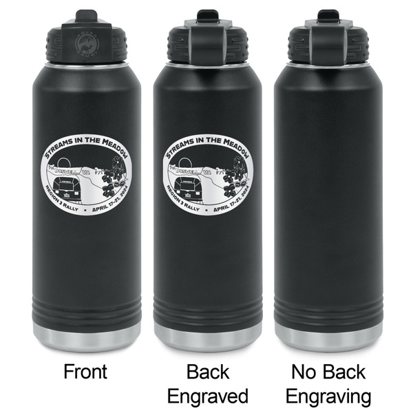 Region 3 - 2024 Rally Laser Engraved Water Bottles - 2 Styles - Front & Back View