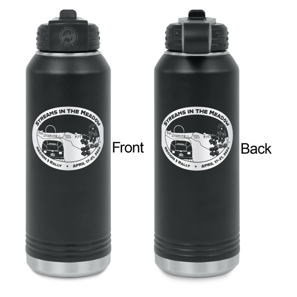 Region 3 - 2024 Rally Laser Engraved Water Bottles - Front & Back Engraving - Front & Back View