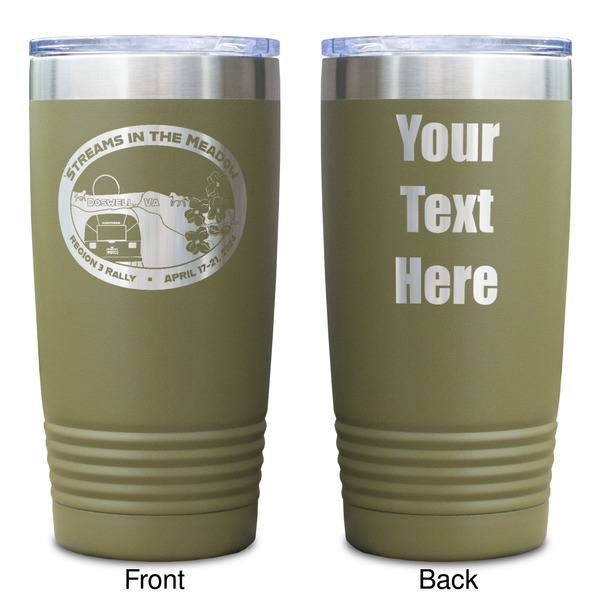 Region 3 - 2024 Rally Olive Polar Camel Tumbler - 20oz - Double Sided - Approval