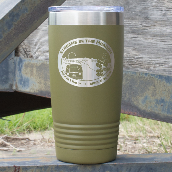 Region 3 - 2024 Rally Olive Polar Camel Tumbler - 20oz - Main