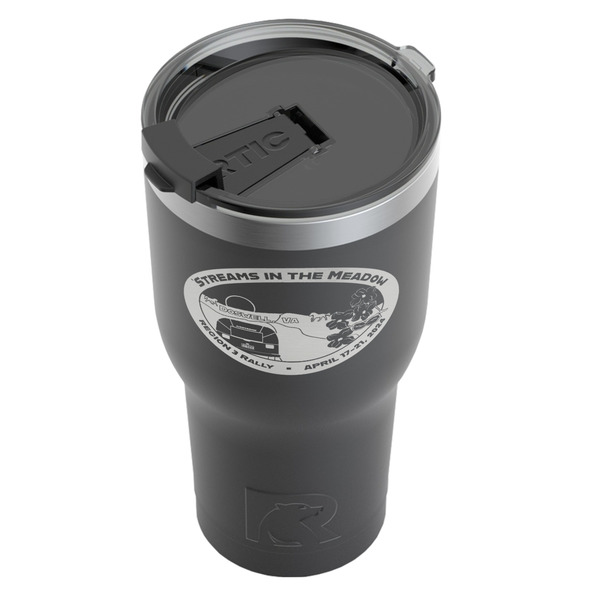 Region 3 - 2024 Rally RTIC Tumbler - Black - Angled