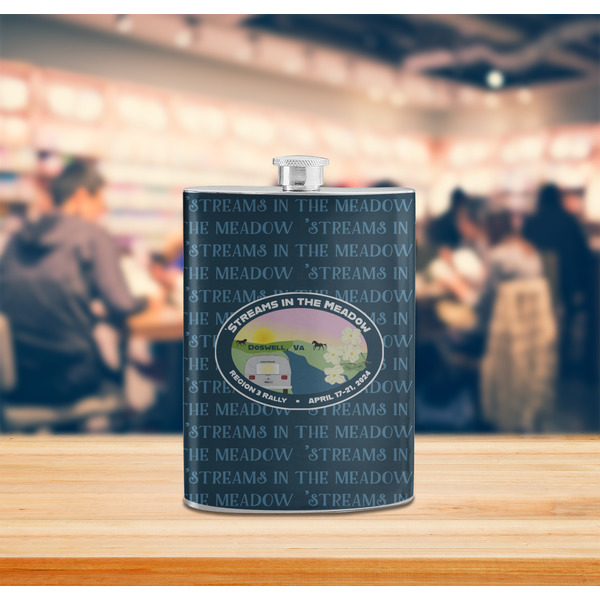 Region 3 - 2024 Rally Stainless Steel Flask - LIFESTYLE 2