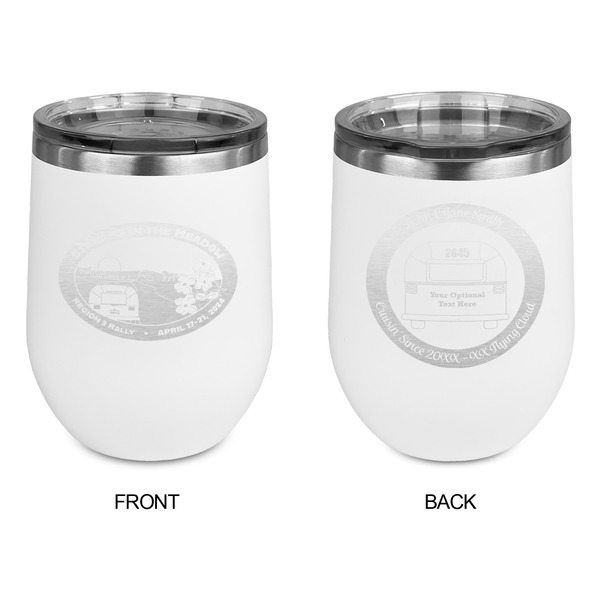 Region 3 - 2024 Rally Stainless Wine Tumblers - White - Double Sided - Approval