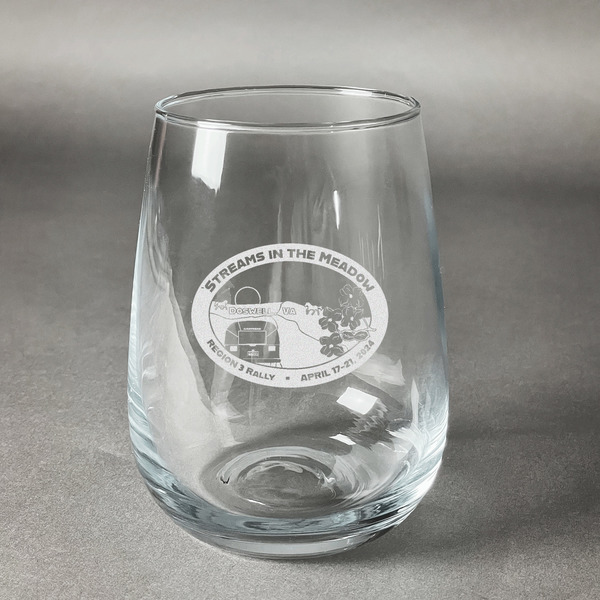 Custom Region 3 - 2024 Rally Stemless Wine Glass - Laser Engraved