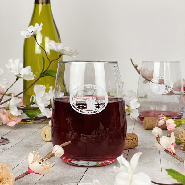 Region 3 - 2024 Rally Stemless Wine Glass - In Context
