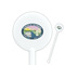 Region 3 - 2024 Rally 5.5" Round Plastic Stir Sticks - White - Single-Sided