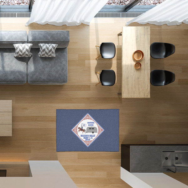 Bandera Region 9 Rally 2'x3' Indoor Area Rugs - IN CONTEXT