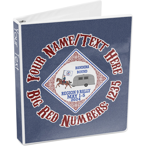 Bandera Region 9 Rally 3-Ring Binder - 1" - Angled