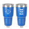 Bandera Region 9 Rally 30 oz Stainless Steel Tumbler - Royal Blue - Double-Sided