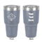 Bandera Region 9 Rally 30 oz Stainless Steel Tumbler - Grey - Double-Sided