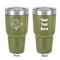 Bandera Region 9 Rally 30 oz Stainless Steel Tumbler - Olive - Double-Sided