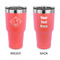 Bandera Region 9 Rally 30 oz Stainless Steel Tumbler - Coral - Double-Sided
