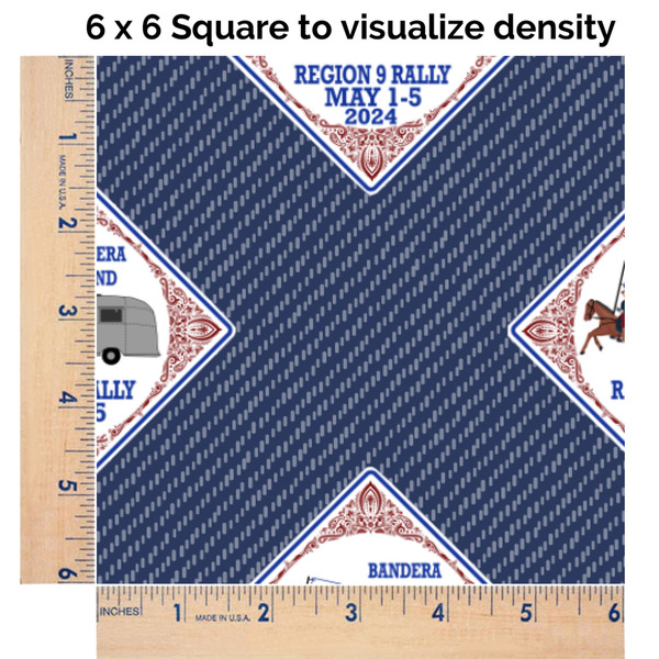 Bandera Region 9 Rally 6x6 Swatch of Fabric