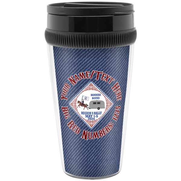 Bandera Region 9 Rally Acrylic Travel Mug - Without Handle - Front