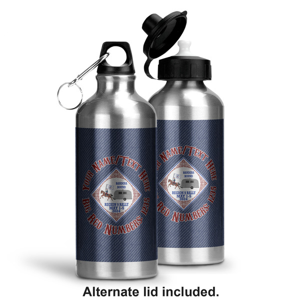 Bandera Region 9 Rally Aluminum Water Bottle - Alternate lid options