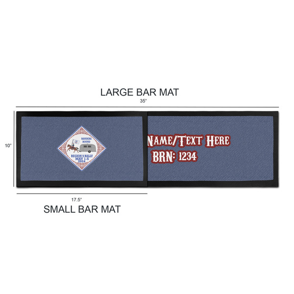 Bandera Region 9 Rally Bar Mats - Sizing Chart