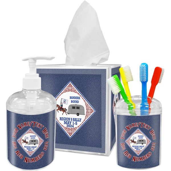 Bandera Region 9 Rally Bathroom Accessories Set