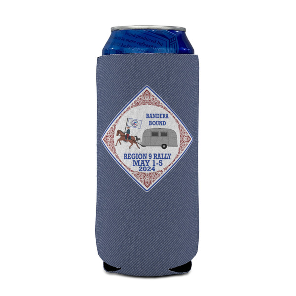 Bandera Region 9 Rally Can Cooler - 16oz - Front on Can