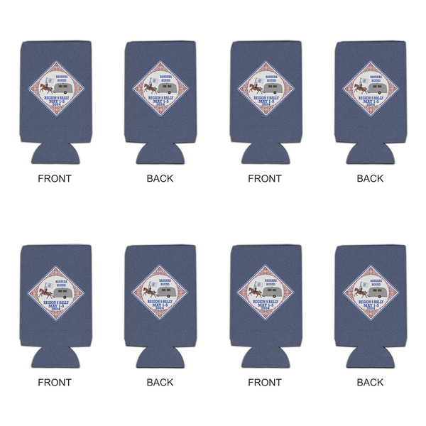 Bandera Region 9 Rally Can Cooler - 16oz - Set of 4 - Front & Back