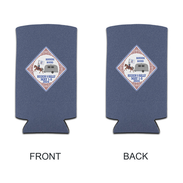 Bandera Region 9 Rally Can Cooler - Tall 12oz - Front & Back