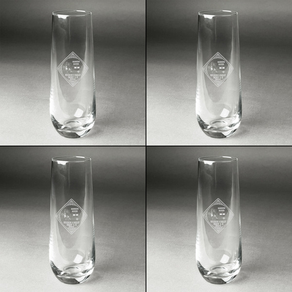Bandera Region 9 Rally Champagne Flute - Set of 4 - Approval
