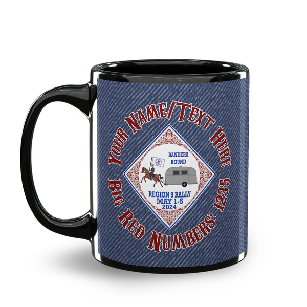 Bandera Region 9 Rally Coffee Mug - 11 oz - Black