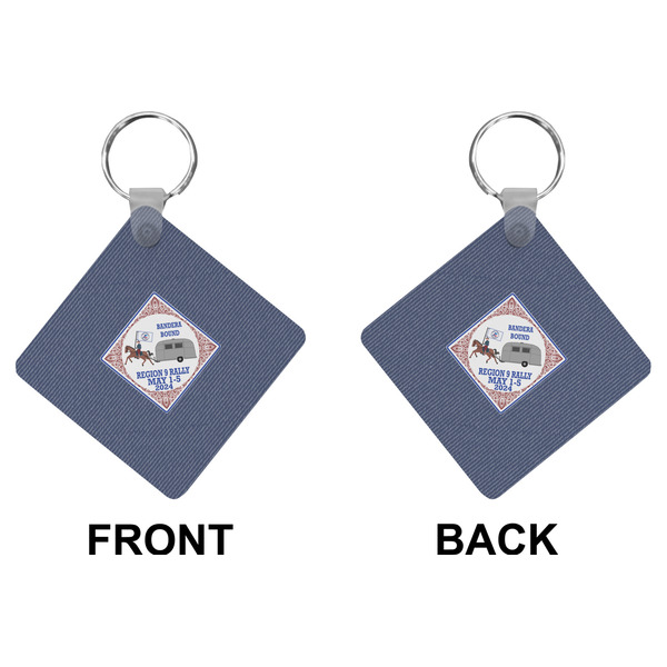 Bandera Region 9 Rally Diamond Keychain (Front + Back)