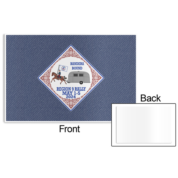 Bandera Region 9 Rally Disposable Paper Placemat - Front & Back